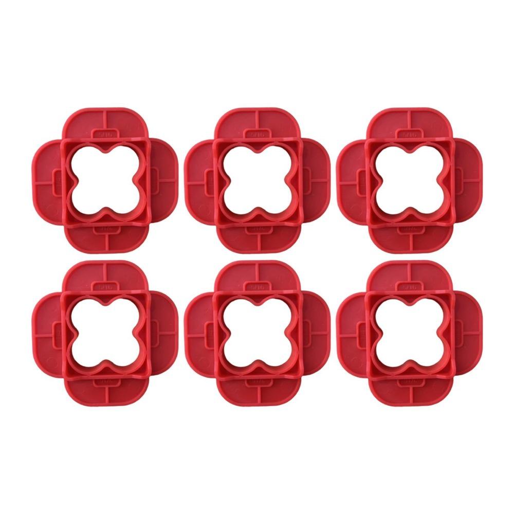 1/4/6Pcs Thickened 4-in-1 Multi-Size Deck Spacer Tool Plastic Reusable Floor Seam Width Tool Multi-function Deck Spacers