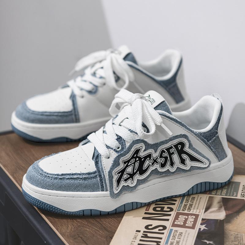 New Men's Niche Hip Hop American Skateboard Versatile Trend Board Shoes Going Out Retro Fashion Youth Casual Trend Shoes