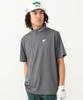 BEAMS GOLF Mock Neck T-Shirt Men Charcoal Gray Quick Dry UV Protection Japan Brand
