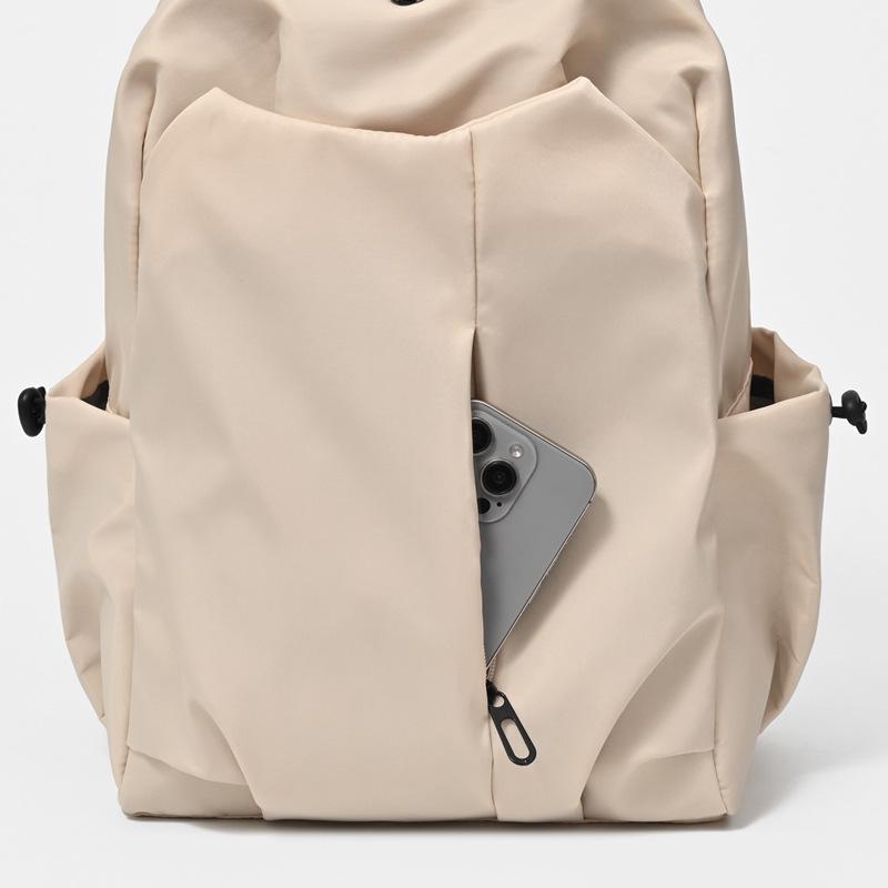 Schoolbag Backpack Solid Color Simple Fashion Versatile Backpack Computer Bag Outdoor Travel Business Leisure Student School Bag Wholesale