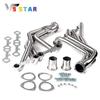 High Quality Exhaust Manifold FlowTech Headers Sliver For Chevy 283 302 305 307 327 350 400 Chevy Corvette 1963-1981