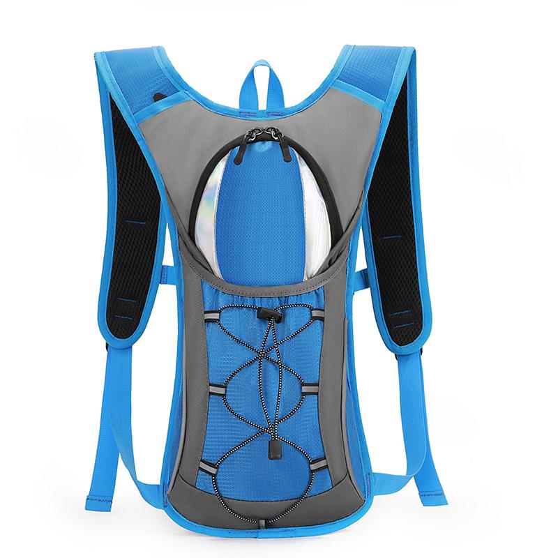 

Men Cycling Backpack Large Capacity Outdoor Sports Colorblock Backpack королівський синій колір