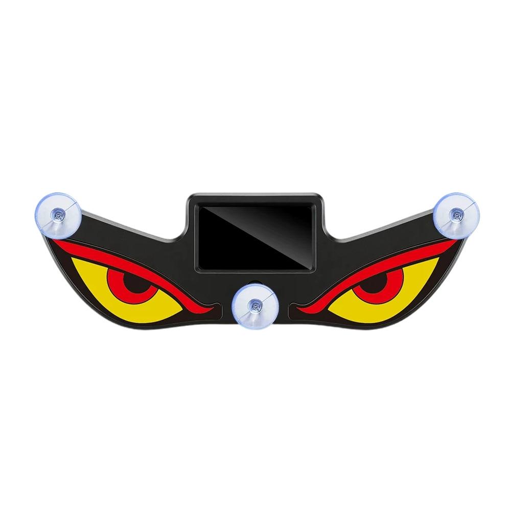 Solar-Powered Wireless LED Car Warning & Decorative Light with Triangle Suction Cup Yellow White Light