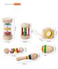 6pcs Early Educational Baby Rattle Games Sets Combination Musical Instrument Xylophone Baby Sensory Toys For Toddler Boys Girls