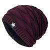 Knit Women Men Slouch Beanie Hat Winter Warm Thermal Faux Fleece Lined Ski Cap