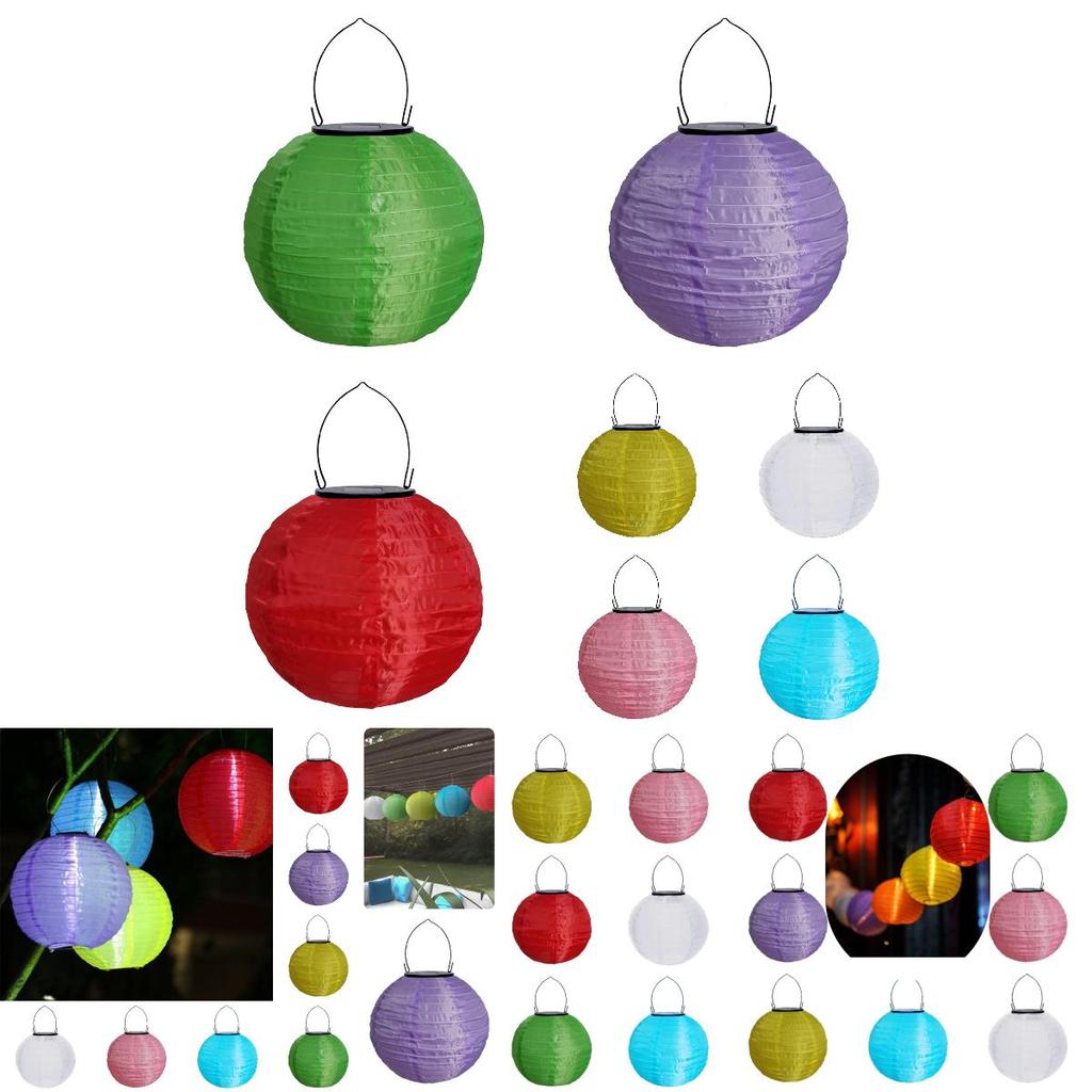 12-inch Solar Lantern String Lights For Home And Garden Decor