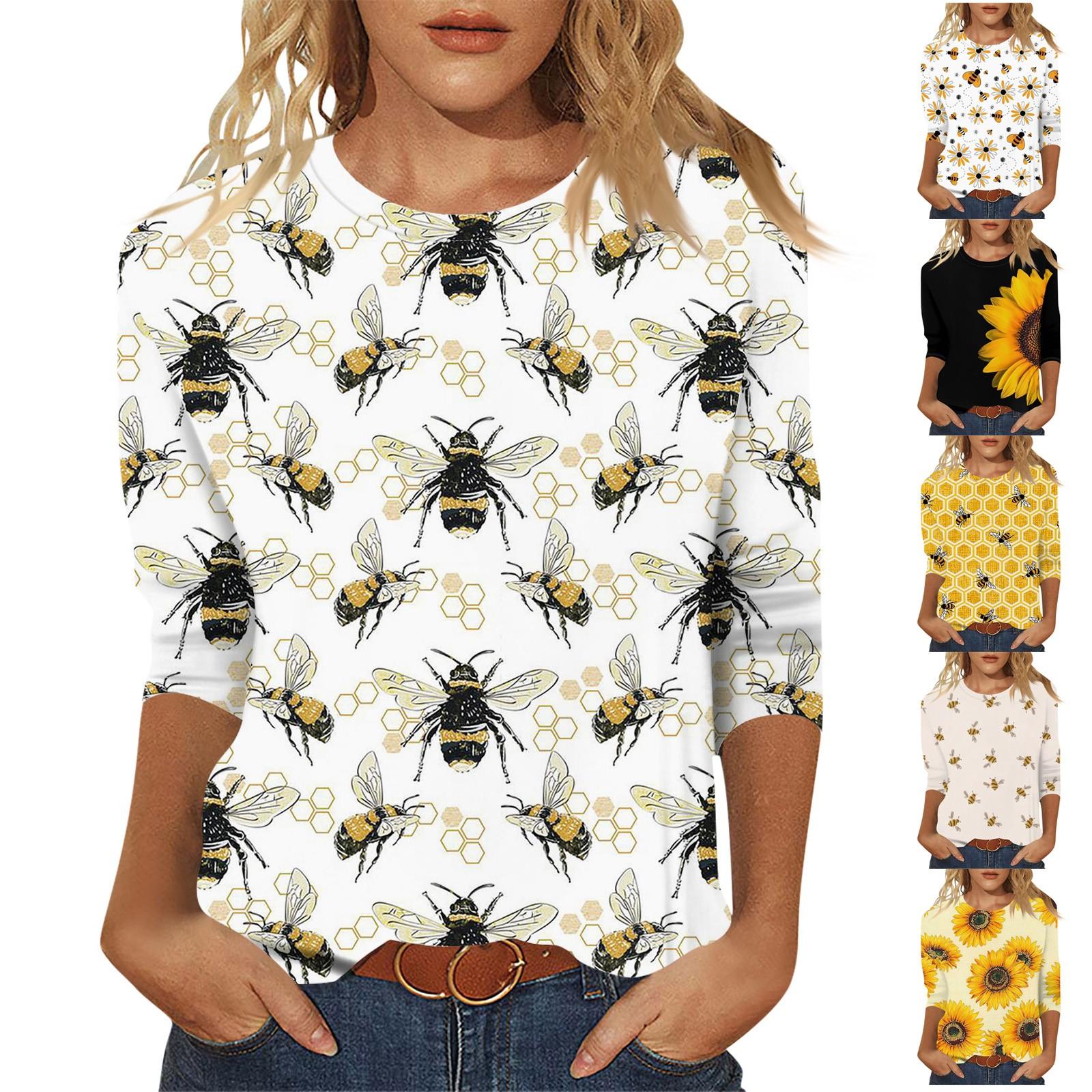 

Женская повседневная модная футболка с круглым вырезом и рукавом три четверти, топ