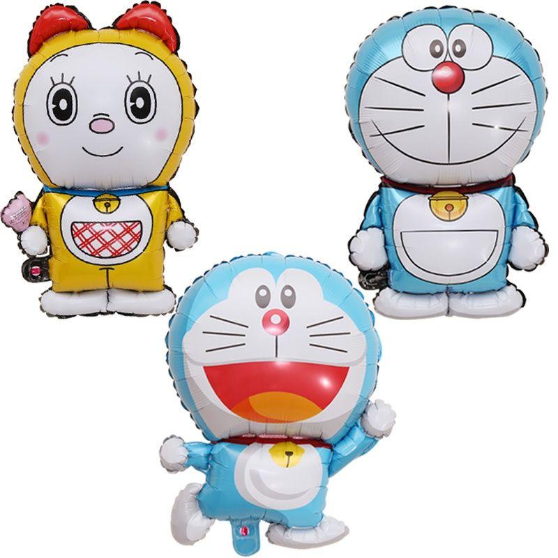 Doraemon Aluminum Film Balloons for Children's Birthday, Doraemon Cartoon Balloons for Children's Birthday Party