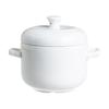 Zhishi Ceramic Double-Handled Stew Pot with Lid