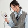 Spring, Autumn And Summer Ins Small Square Scarf Women'S Versatile Decorative Literary Korean Small Silk Scarf Thin Scarf Gauze
