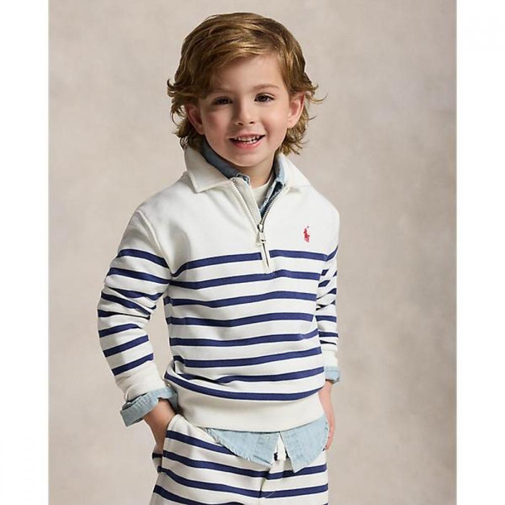 Polo Ralph Lauren Boys 2 7 Years Stripe French Terry Sweatshirt Cwpoknib8021544100 3