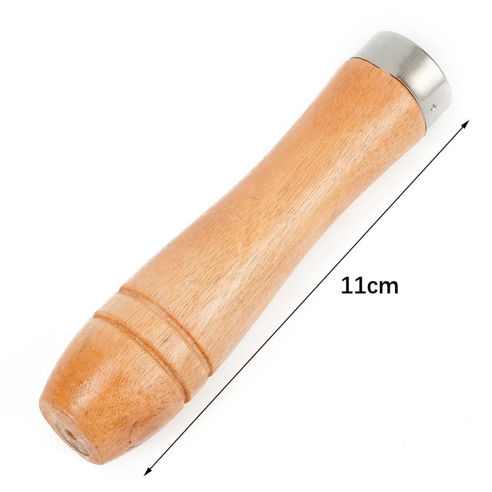 11cm Wooden File Handle 5pcs Collar Craft File For