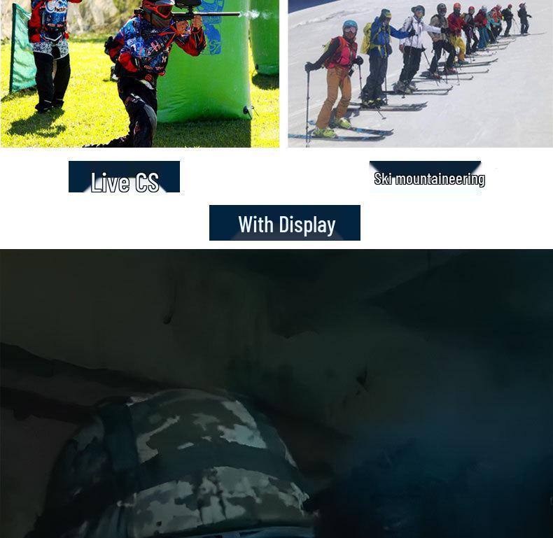 Impact-Resistant Tactical Combat Goggles - Windproof & Sandproof Shooting Glasses for Outdoor Use