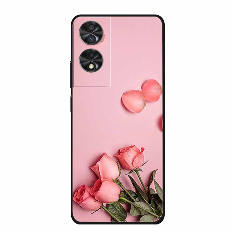 Pouzdro na telefon pro TCL 40 NxtPaper Zadní kryt Pouzdro 6,78" Funda Černý silikon Měkké Coque Pro TCL 40 NxtPaper Pouzdro Skořepina Nárazuvzdorné