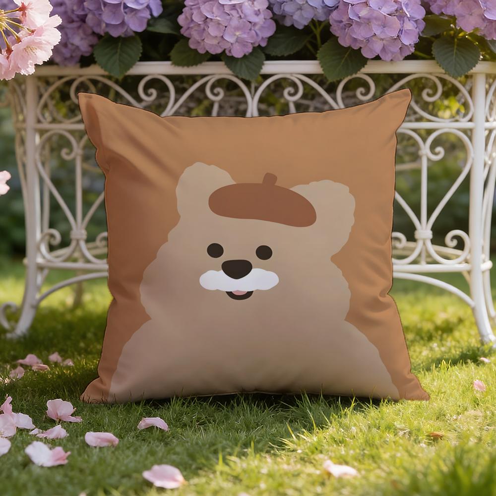 Anime Q-Quokka Kussenhoes Huis & Auto Dubbel Gebruik Kussensloop: Omkeerbaar voor optimaal comfort.