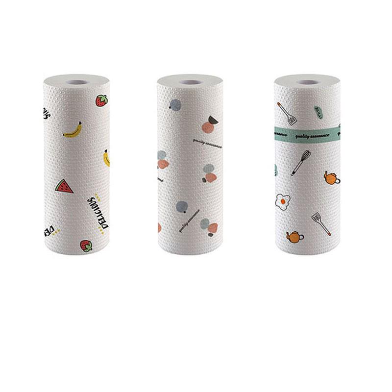 Disposable Lazy Rag: Oil & Water Absorbent Kitchen Paper Towel, Hand Towel, Dishcloth, Wet Wipe, Wet Paper Towel.