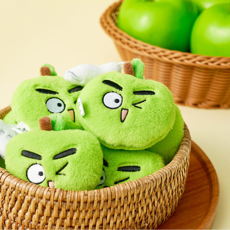 End of the Century Green Apple Moisturizing Academy Apple Keychain