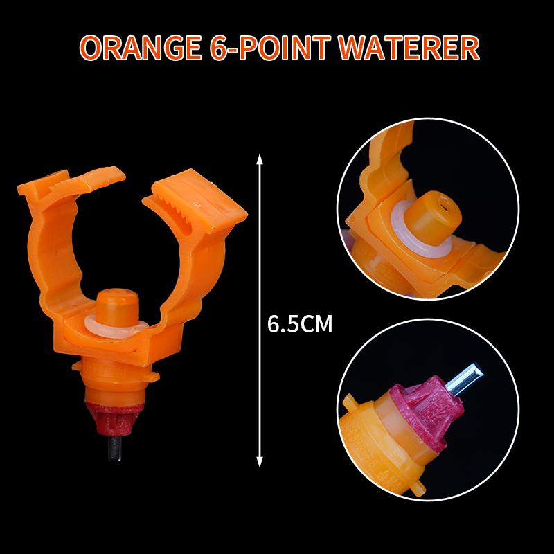

20PCS Poultry Chicken Nipple Drinking Water Plastic 20/25mm Pipes Ball Nipple Poultry Feeding Waterer Dispenser Nipples 10pcs