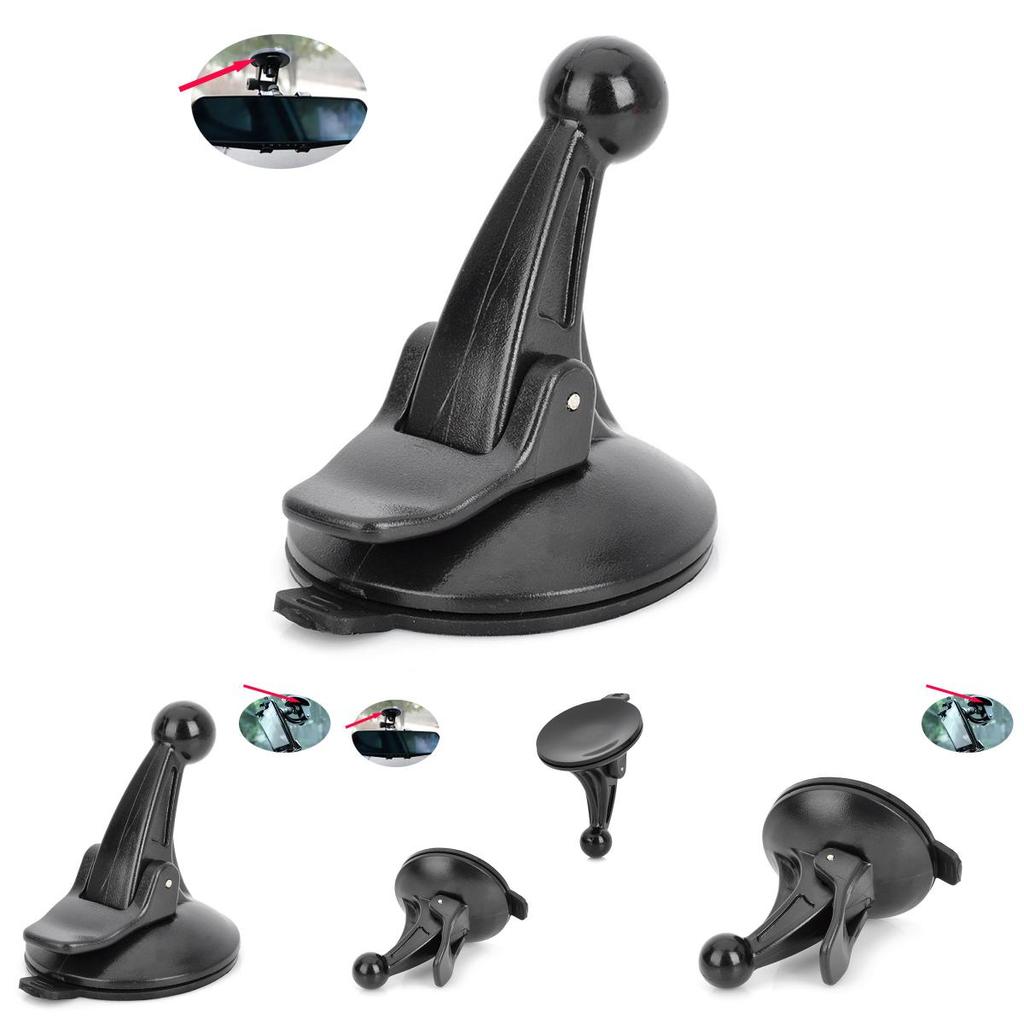 Schwarze Auto-Halterung Kunststoff-Halterung Für Navigationsgerät Saugnapf-Ständer 17mm Durchmesser Leicht Und Langlebig