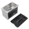 40KHz 800ml Cleaner Large Capacity Portable Low Noise Ultrasonic Cleaning Machine for Glass Jewelry