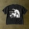Retro TV Pattern Tshirt for Men Summer New Item Suitable for Both Men and Women Cotton Casual Tshirt