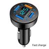 66W 4 Ports USB PD Quick Car Charger QC3.0 Type C Fast Charging Car Adapter Cigarette Lighter Socket Splitter For iPhone Xiaomi