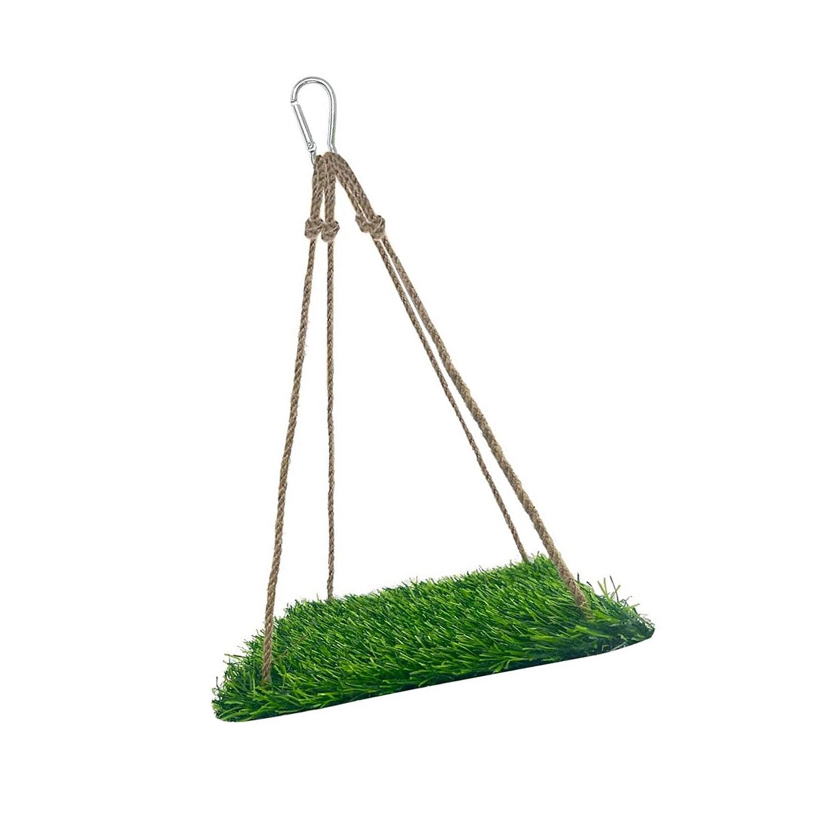 

Гнездо для хомяка Зеленая лужайка Спальная кровать Гамак Прохладная зеленая лужайка Клетка Качели для хомяка Сахарных поссумов Хорьков A