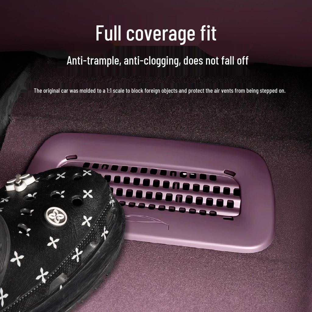 Xiaomi YU7/SU7 Under-Seat Air Vent Protector - Rear AC Anti-Clog Accessory