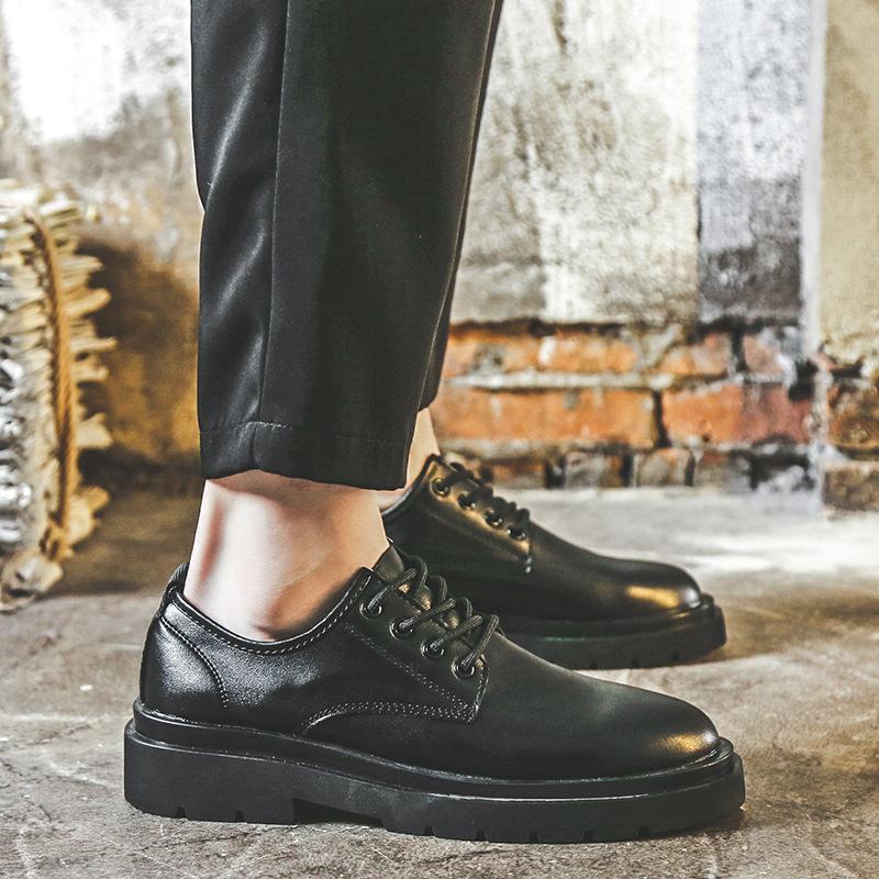 Large Size Men'S Business Casual Leather Shoes 45 Korean Version Of Trendy British Dress Groom Wedding Shoes 46 Shoes