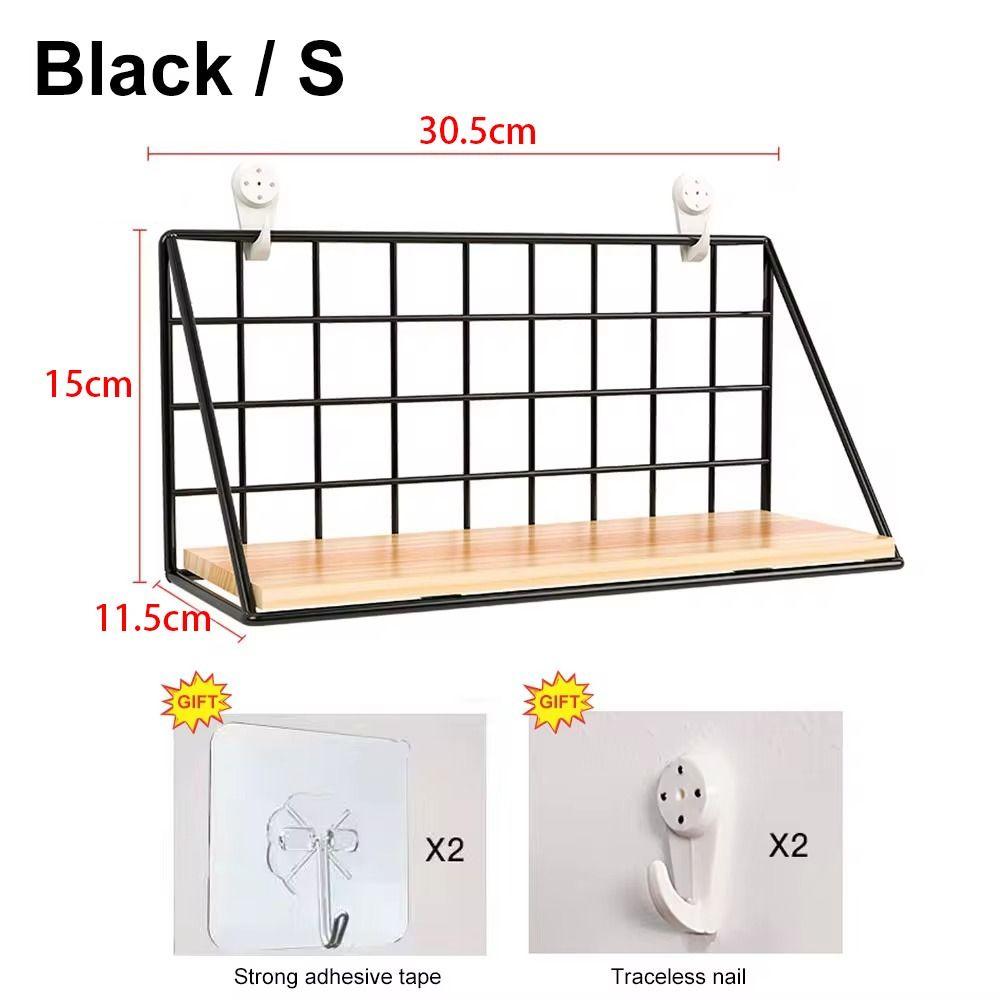 Rafturi de perete în stil simplu, decor de perete, coș de depozitare pentru dormitor, organizatoare raft de perete