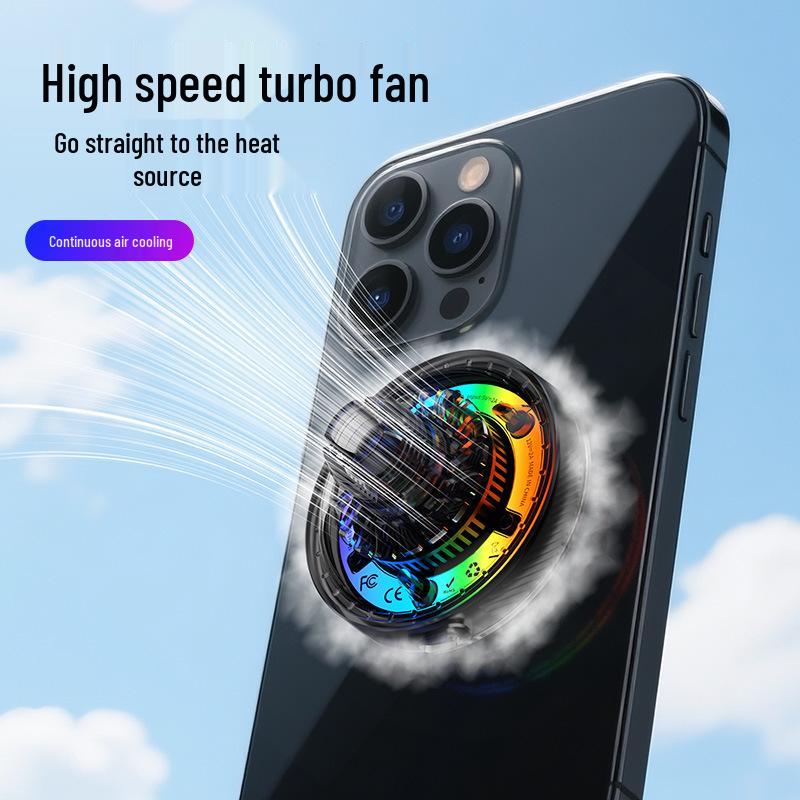 Qi2.2 Magnetic Wireless Car Phone Holder with Cooling
