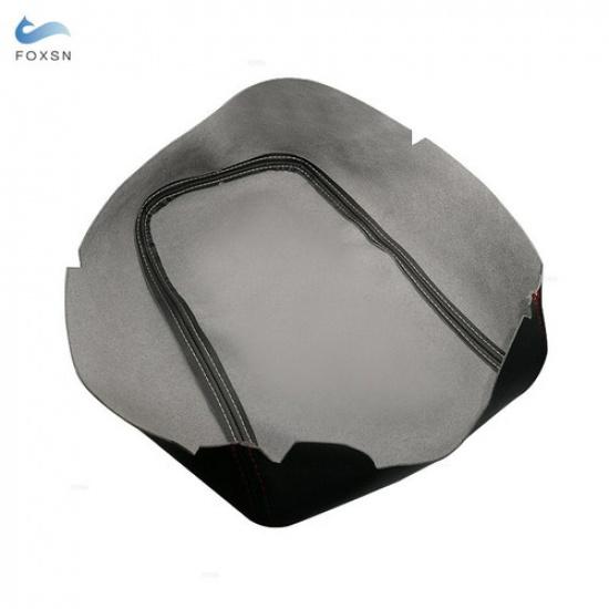 For Dodge Charger 11-18 Black+Rea Center Console Lid Armrest Box Leather Cover