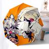 1pc Outdoor Umbrella with Anime Character Design - Automatic Opening/Closing, Portable 3-Fold Design, 8-Bone Iron Frame - Perfect Gift for Fans,