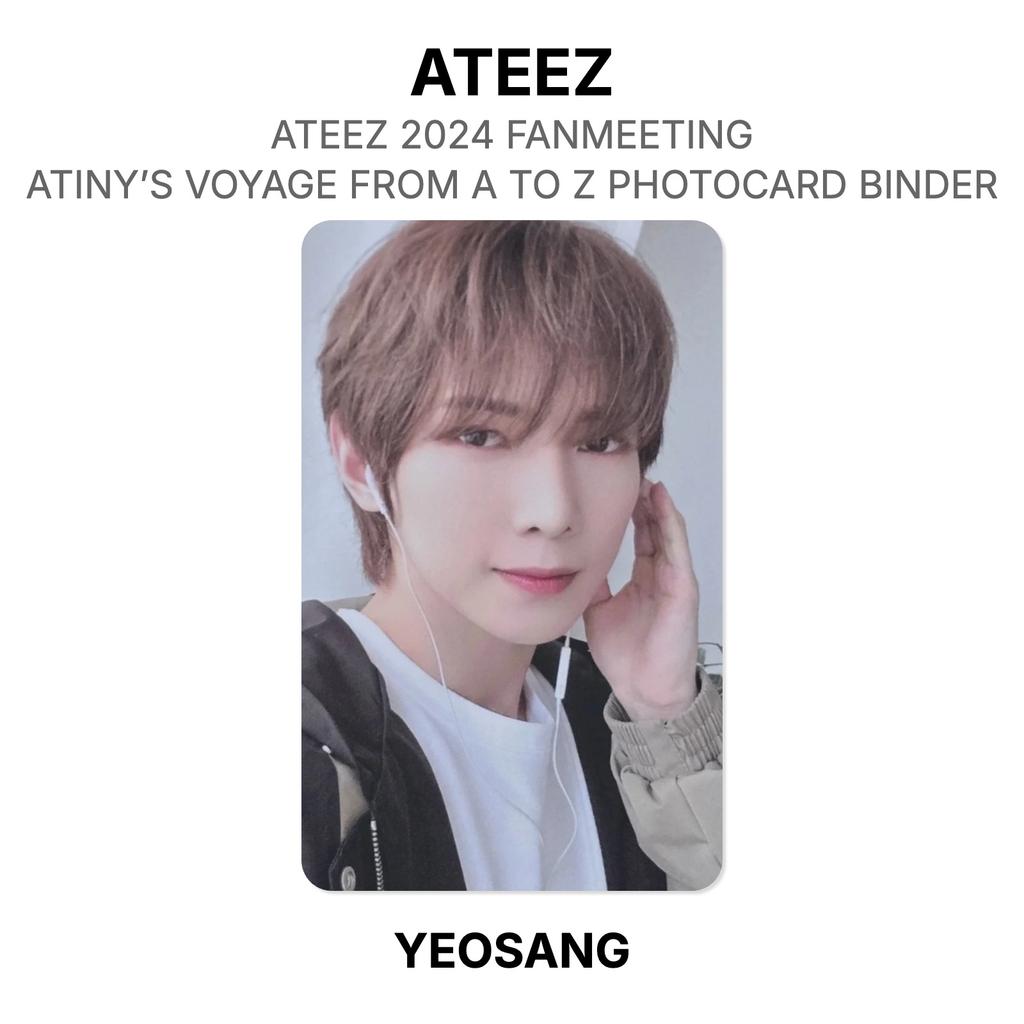 ATEEZ ATEEZ 2024 FANMEETING ATINY’S VOYAGE FROM A TO Z PHOTOCARD BINDER Official Photocard