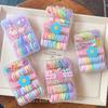 Spiral Design Mini Hair Bands High Elasticity Thin Hair Ties Ponytail Holders  For Toddler Girls