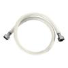 White High Pressure Flexible Hose 30-200cm Spiral Bathroom Water Inlet Hose Plastic Wrapped PVC Braided Hose Water Heater