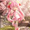 Hatsune Miku Sakura Miku Q version Miracle Edition Singer Action Figure Joint Mobility Assembly Toy Doll Gift