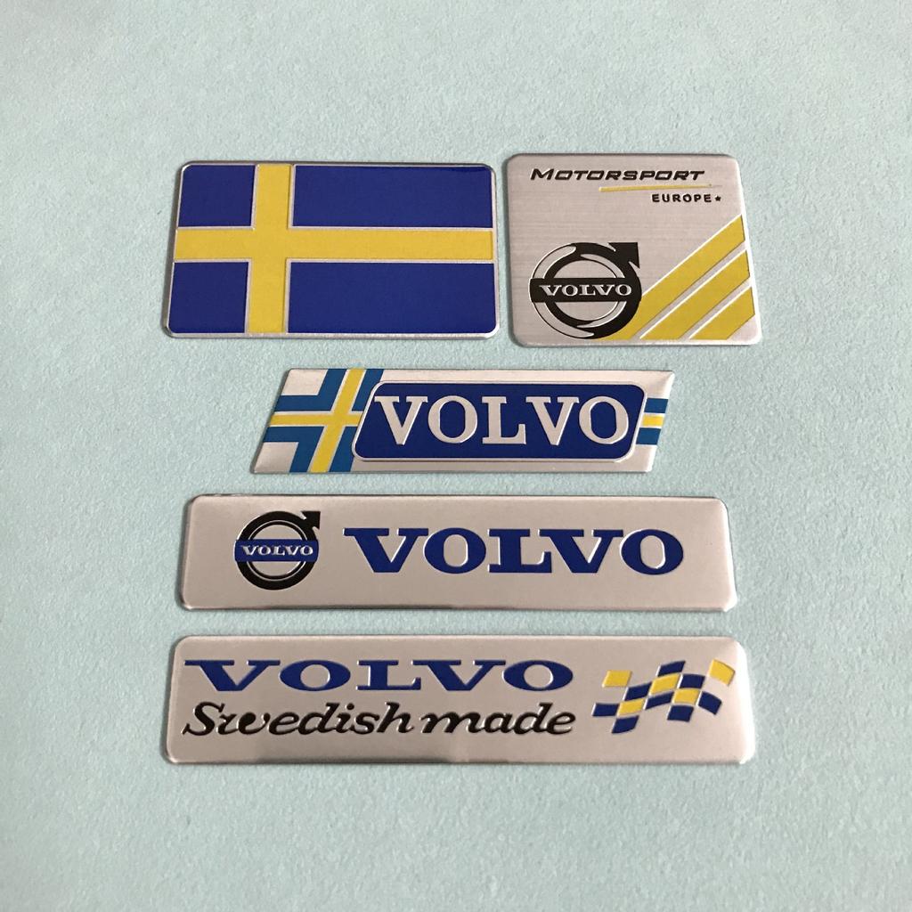 Auto Seiten Kofferraum Logo Aufkleber Dekoration Zubehör für Volvo Rdesign Polestar AWD V50 S60 XC60 S40 XC40 XC90 V60 S80 S90 V90 V70