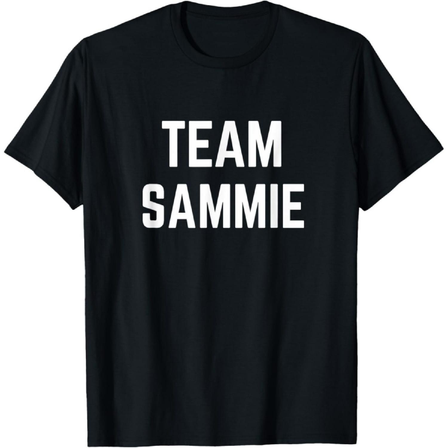 TEAM Sammie _ Футболка поддержки для друзей, семьи, фанатов S