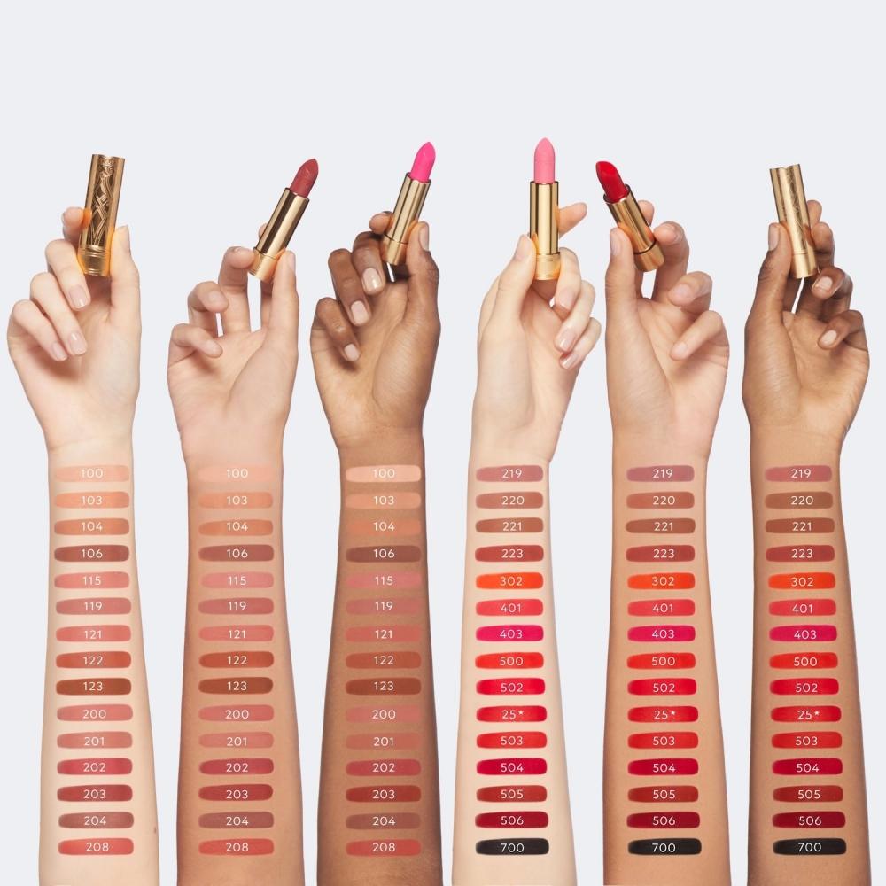 Gucci LonG LastinG Satin Lipstick 0.12 Oz  3.5 G 202 Moira Sienna Sienna Raspberry Satin