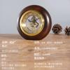 Wooden Retro Desk Clock Round Table Clock Rotating Clocks Decorative Objects Living Room Desktop Clocks Tables Accessories