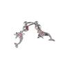 Rhinestone Dolphin Belly Button Ring Zinc Zinc Alloy  Personalities   Body Piercing