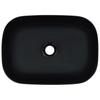 Wash Basin 45.5 X 32 X 13 Cm Ceramic Black