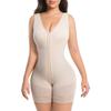 Tummy Control Shapewear for Women Wireless Breast Support Shaper Seamless Bodysuit for Tummy & Hip Lifting Breathable Postpartum Recovery Underwear