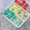 200pcs Mixed Color Blue Emitting Diodes Yellow Lamp Bulb 3 Mm LED Diode Kit 5mm Light Bead