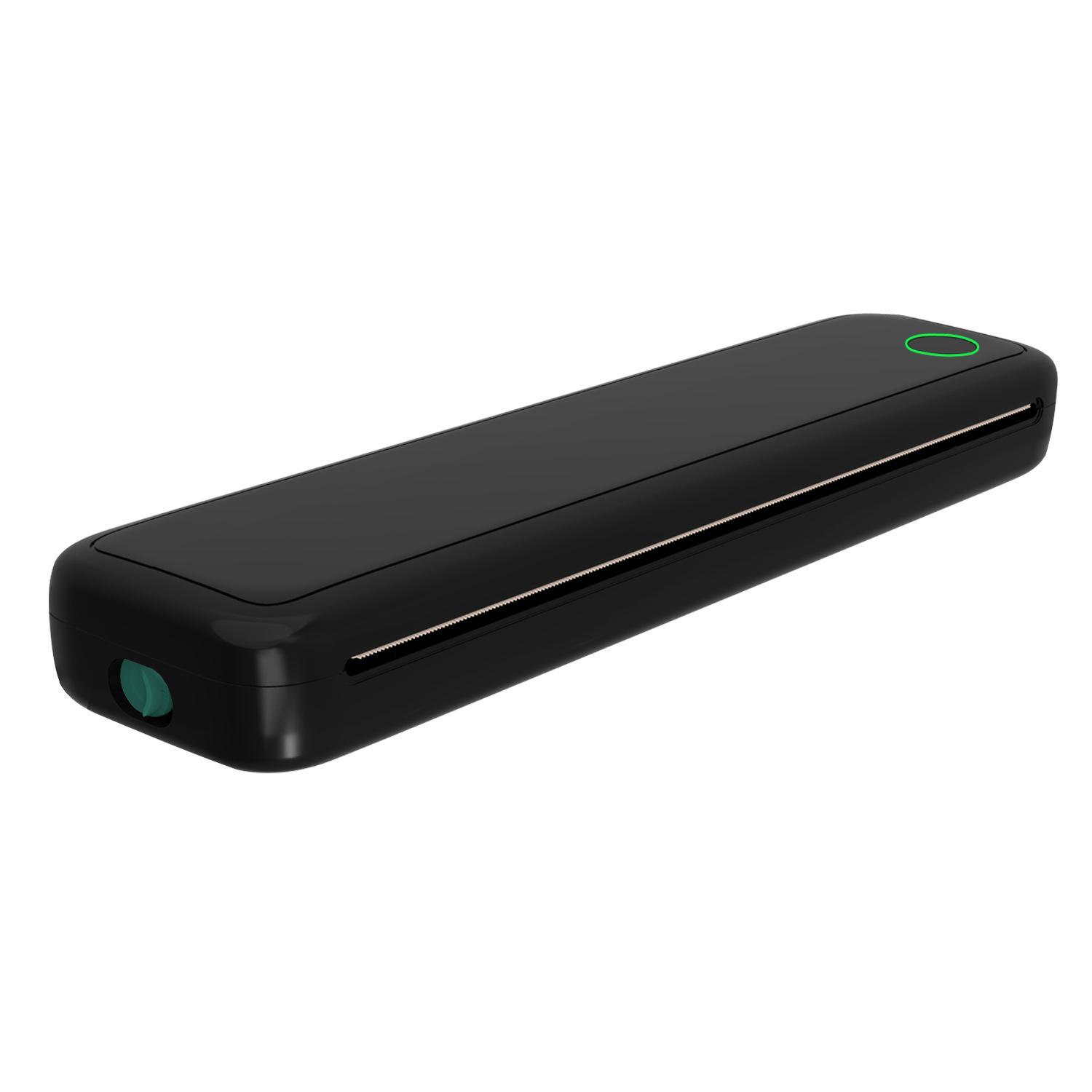 

Портативный мини-термопринтер - формат A4, совместимый с мобильным телефоном чёрный