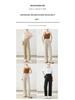 Autumn 2025 Women's High-Waisted Cotton Slimming Straight-Leg Trousers - Chic and Casual Style.