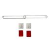 Rust Proof Shower Corner Storage Rod Retractable Designs Waterproof Corner Bar Versatile Suitable for Small Bathrooms
