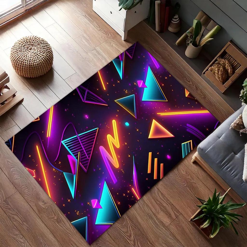 Arcade Retro Gaming Rug, Arcade Machine Rug, Gamer Rug, Retro Gaming Room Carpet, Retro Video Game Themed Floor Mat