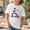 Jiu Jitsu Rashguard Murder Yoga Kid Casual Children Tshirt New Print Girls T Shirt Short Sleeve O-neck Summer Tops T-shirt